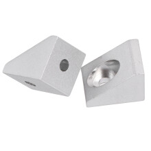 5 pezzi di staffe angolari anodizzate 3204-0001-0001