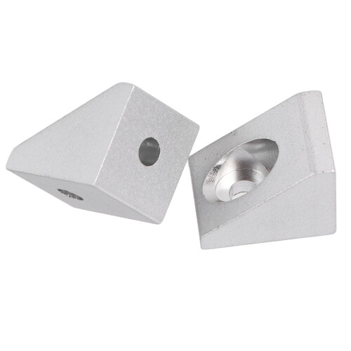 5 pezzi di staffe angolari anodizzate 3204-0001-0001