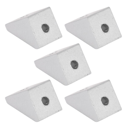 5 pezzi di staffe angolari anodizzate 3204-0001-0001 1