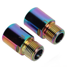 Spaziatori per pedali, 20 mm, in acciaio al cromo-molibdeno, set da 2 pezzi per mountain bike