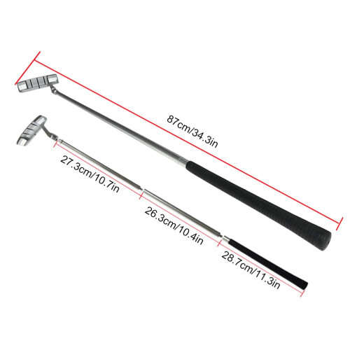 Putter réversible, 3 sections, 87/84,5 cm, argent 2