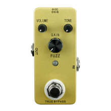 M-VAVE FUZZ Pédale Boîtier en alliage de zinc 9 V 9x4x3,5 cm
