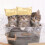 Chapeau de bain doré pour chat M 15 g polyester imperméable 6