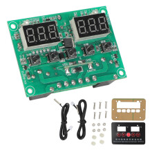 HW-W1012 220V Controlador de temperatura digital, relé doble