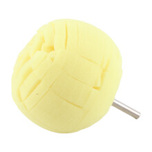 Jaune Balle de 80 mm, roue de polissage de 3 pouces, mandrin de 1/4 pouce