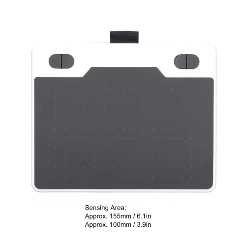 Digital Tablet Automatic Recognition Electromagnetic Induction Fast Reading 5080LPI Resolution Graphic Drawing TabletWhite 2