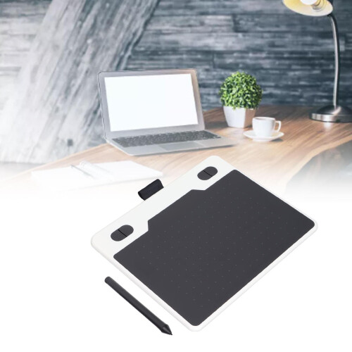 Digital Tablet Automatic Recognition Electromagnetic Induction Fast Reading 5080LPI Resolution Graphic Drawing TabletWhite