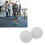 30 boules de golf en mousse EVA, 21,5 mm, blanches, utilisation en intérieur 14