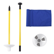 Bandera desmontable de poste de 2 secciones 83 cm 468 g azul