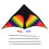 Cerf-volant triangulaire 150x75 cm patchwork multicolore 113g 2