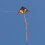 Cerf-volant triangulaire 150x75 cm patchwork multicolore 113g 13