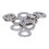 Kit da 150 pezzi di rondelle piatte A2-70 M2,5 argento 4