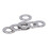 Kit da 150 pezzi di rondelle piatte A2-70 M2,5 argento 7