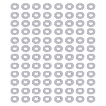 Rondelles plates en acier inoxydable A2‑70, 150 pièces, DIN125, M2, assortiment de fixations