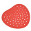 Désodorisant d'écran d'urinoire rouge 19x17x0.1 cm 13