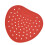 Désodorisant d'écran d'urinoire rouge 19x17x0.1 cm 6
