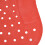 Désodorisant d'écran d'urinoire rouge 19x17x0.1 cm 7