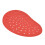 Désodorisant d'écran d'urinoire rouge 19x17x0.1 cm 8