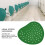 Écran d'urinoir désodorisant vert 19x17x0,1 cm 51 g 6