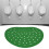 Écran d'urinoir désodorisant vert 19x17x0,1 cm 51 g 16