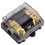 Distributore in rame per impianto audio auto 1 ingresso 2 uscite 0/2GA 100A 5