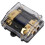 Distributore in rame per impianto audio auto 1 ingresso 2 uscite 0/2GA 100A 4