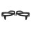 2 pezzi di paracilindro in ABS nero per R1200GS 04-08 3