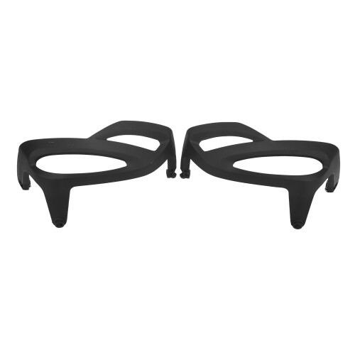2 pezzi di paracilindro in ABS nero per R1200GS 04-08 2