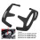 2 pezzi di paracilindro in ABS nero per R1200GS 04-08 12