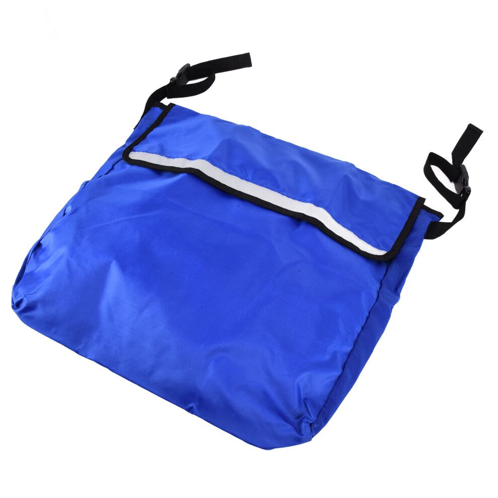 Wheelchair Backpack Bag Large Capacity Hanging On Wheelchair Mobility Scooter Storage Bag AccessoriesBlue