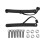 2 pezzi di paracilindro in ABS nero per R1200GS 04-08 9