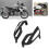 2 pezzi di paracilindro in ABS nero per R1200GS 04-08 6