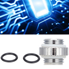 Raccordi per raffreddamento ad acqua G1/4in 15 mm 17,8 mm Argento