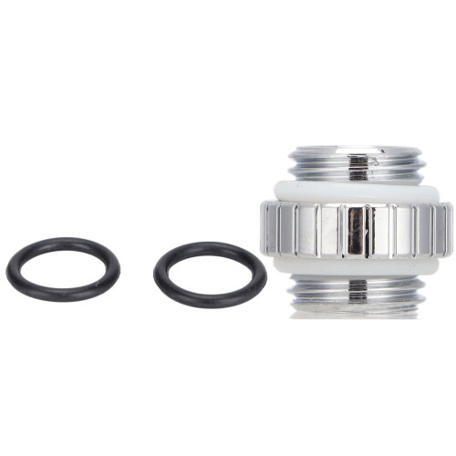 Raccords de refroidissement en laiton G1/4 15  17,8 mm Argent 1