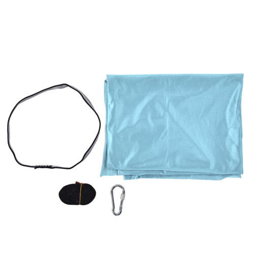 Hamac de yoga élastique 25 kN 100  280 cm bleu clair 1