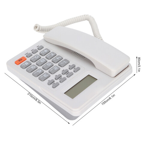 KX-T8204CID Téléphone blanc 210x155x80mm 2