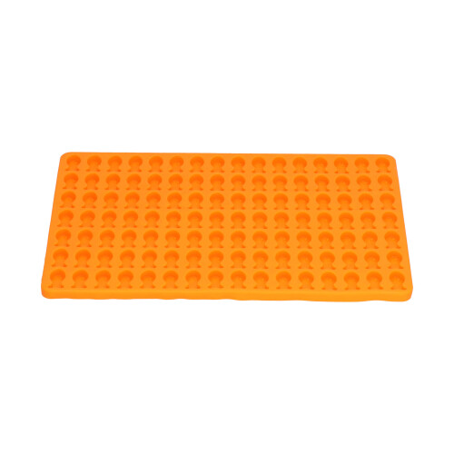 Stampo in silicone a forma di pesce 2,51,30,6 cm 112 fori 1