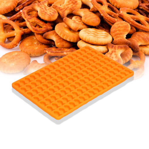 Stampo in silicone a forma di pesce 2,51,30,6 cm 112 fori