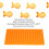 Stampo in silicone a forma di pesce 2,51,30,6 cm 112 fori 11