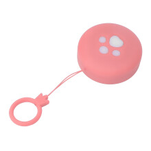 Calentador de manos con forma de pata de gato 2400mAh 6.5x6.5x2.8cm Rosa