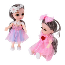 2 pièces de poupées ASM8701-3/ASM8701-4, 17 cm / 6,7 po, en PVC