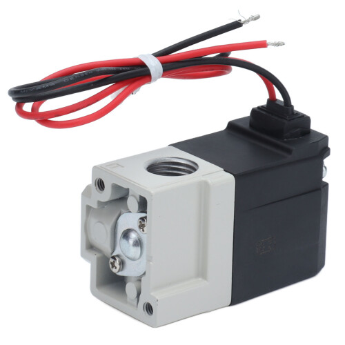Válvula solenoide neumática G1/4 de 2 posiciones y 3 vías 2