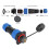 SP162 IP68 impermeable 16 mm conector de aviación 380V 10A 9