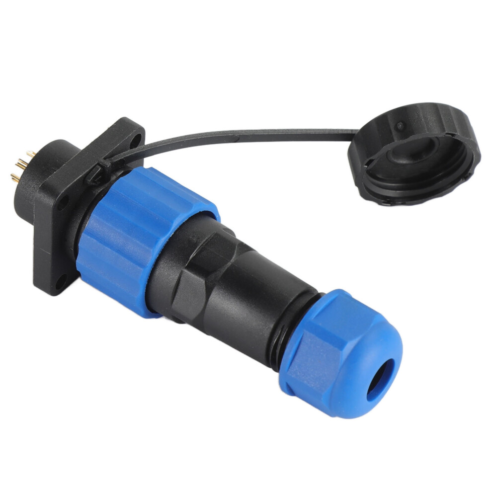 Ip68 Waterproof Plug Socket Square Aviation Power Connector Industrial Terminal Adapter Sp166 Pin (250V 5A) 8781322065084
