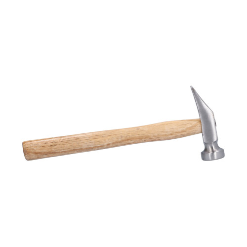 Martillo de zapatero de acero macizo, mango de madera, 25 cm x 30 mm 2