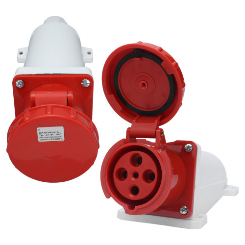 Prise industrielle 63 A 3P+E IP67 380-415 V 2