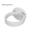 Porte-sèche-cheveux en ABS blanc, fixation murale, 10 cm 6