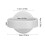 Porte-sèche-cheveux en ABS blanc, fixation murale, 10 cm 13