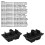 2 pezzi di pad per cric in plastica 51717065919 per E60-E61 X3 X4 10