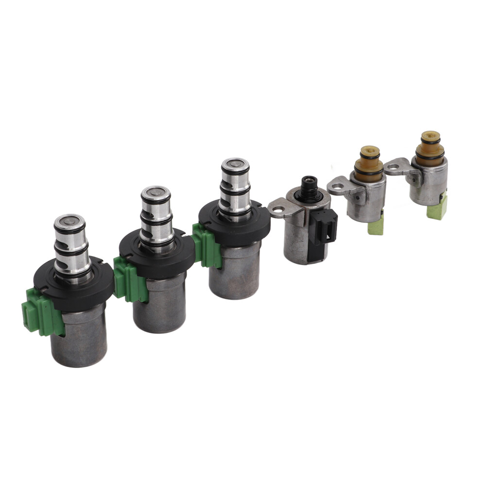6Pcs Transmission Shift Solenoid Set 4F27e Replacement For Mazda 2 3 5 6 Cxâ7 Mpv 7891322067610
